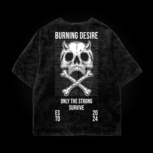 Only The Strong Survive Acid Wash T-Shirt