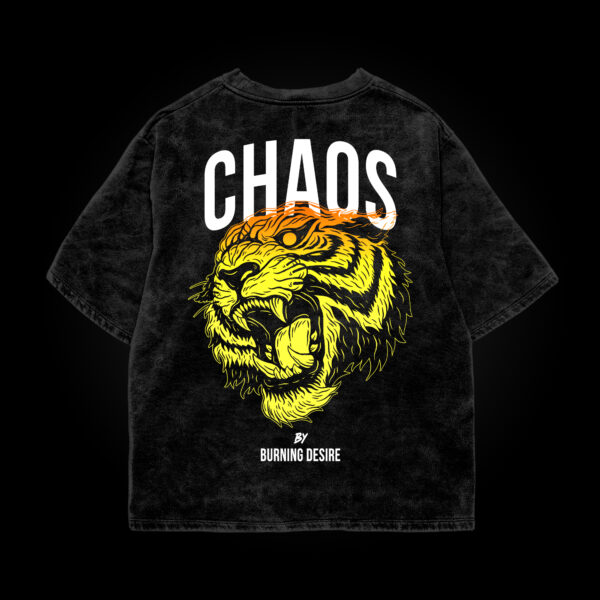 Chaos By Burning Desire Acid Wash T-Shirt